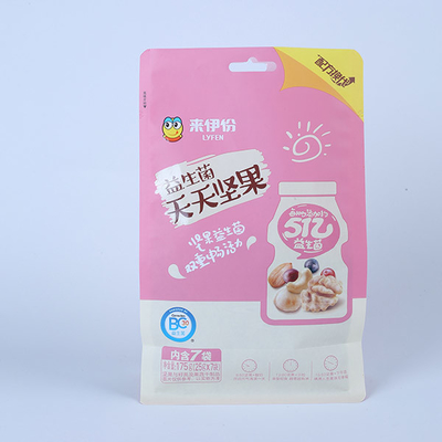 Snack 180mic Flat Bottom Bag Packaging Foil Flat Bottom  Bags