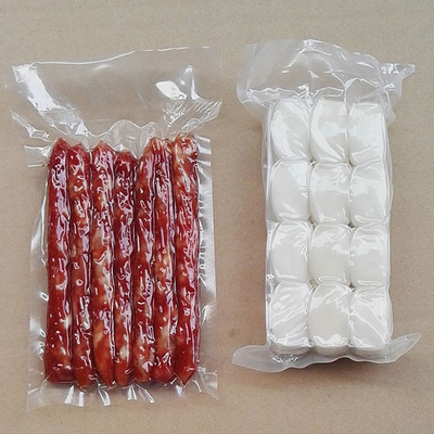 Transparent Plastic Custom Printed Packaging Bags 3 Sides Seal Dry Food