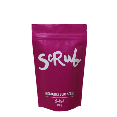 200G resealable Stand Up Pouch With Ziplock Custom Printed Sea Salt Packaging with window or without window