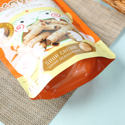 Custom printed stand up pouch with zipper for Candy .Cookies ,Biscuits .Coffee packaging