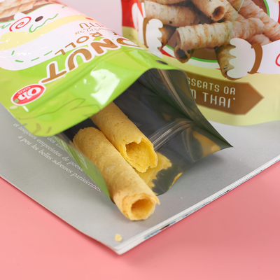 Waterproof Plastic BRC Zip Pouch Food Packaging Food  Pouches