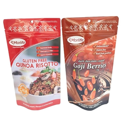 Waterproof Plastic BRC Zip Pouch Food Packaging Food  Pouches