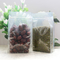 Transparent Flat Bottom Bag Packaging 8 Side Seal Eco Food Grade Stand Up Pouch