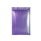 Resealable Zipper Smell Proof Mylar BRC Poly Resealable Bags Matt Black Bag