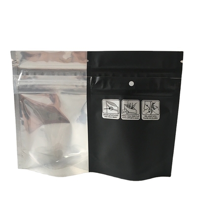 Resealable Flower BRC Child Resistant Bags CR Exit 60mic  Mylar Pouch Grip Seal